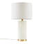 Lampe de table texturée à pois