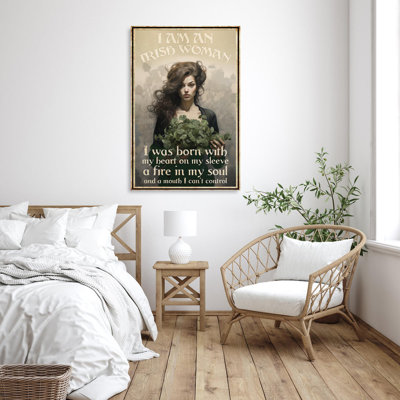 I Am An Irish Woman - 1 Piece Rectangle Graphic Ar " I Am An Irish Woman "