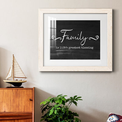 Greatest Blessing - Art textuel avec cadre photo