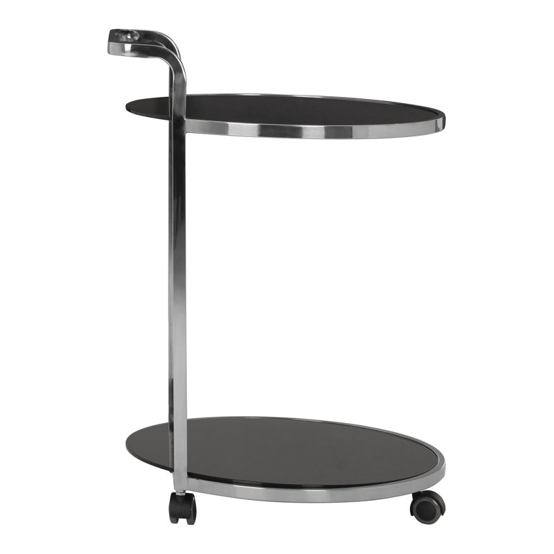 Santibanez Serving Cart, Silver