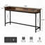 Table basse 70,9 pouces avec prise électrique intégrée et ports USB