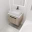 Ensemble de meuble-lavabo moderne 24 "avec lavabo en céramique 24"