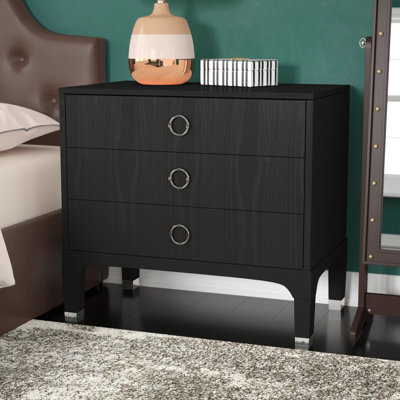 Longhin 3 - Drawer Nightstand by George Oliver