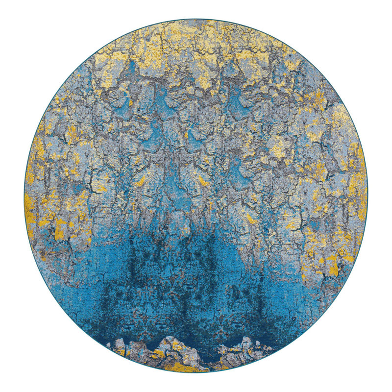 Cove Hower Indoor/Outdoor Area Rug, Round 10'