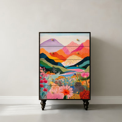 Modern home decor cabinet five drawers cabinet