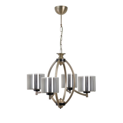 Lustre géométrique à 4 lumières Rivas
