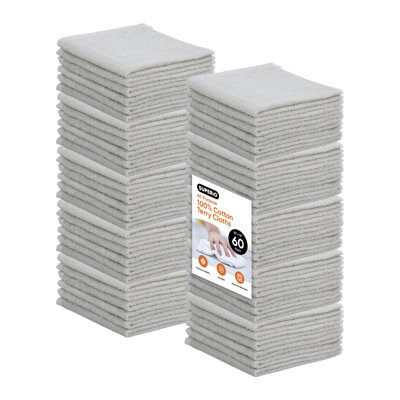Lingettes nettoyantes 100% coton Superio