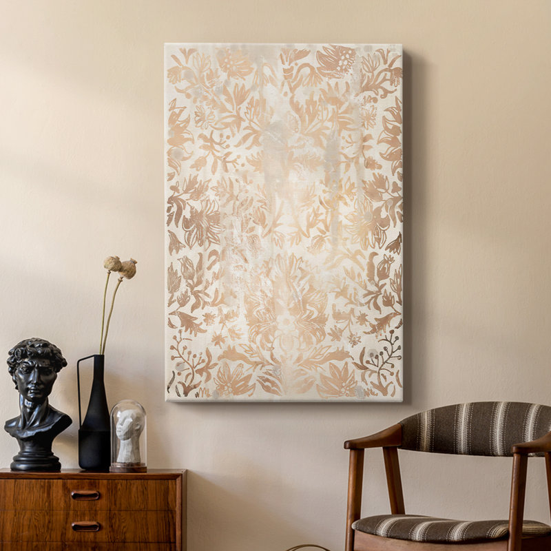 Noyer damassé I - galerie sur mesure, H 18 po x l 12 po
