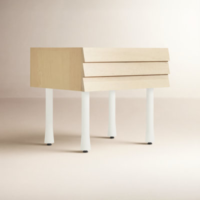 Lap 21.7'' W Solid Wood Nightstand