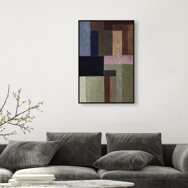 Perfect Fit Print by Oliver Gal, 37" H x 25" W, Black Floater Frame
