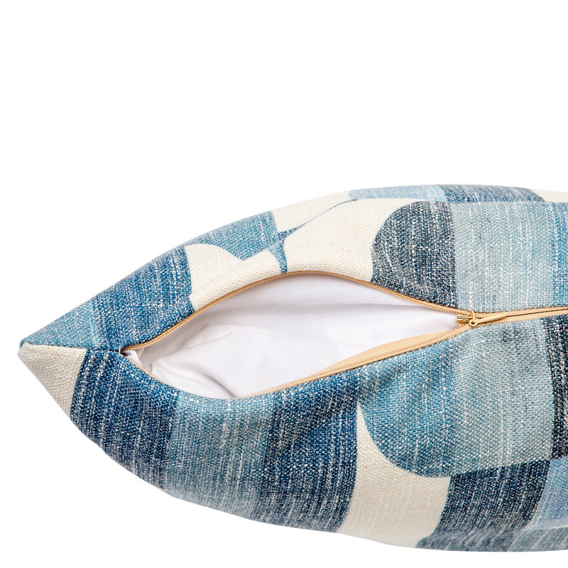 Coussin Tribeca, Bleu, 24 po x 24 po