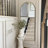 Ladarian Arched Wood Full Length Mirror Oversized Floor Mirror Accent Wall Mirror
