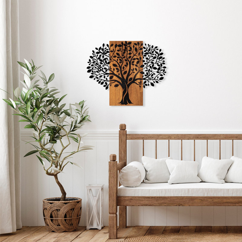 Décoration murale en bois