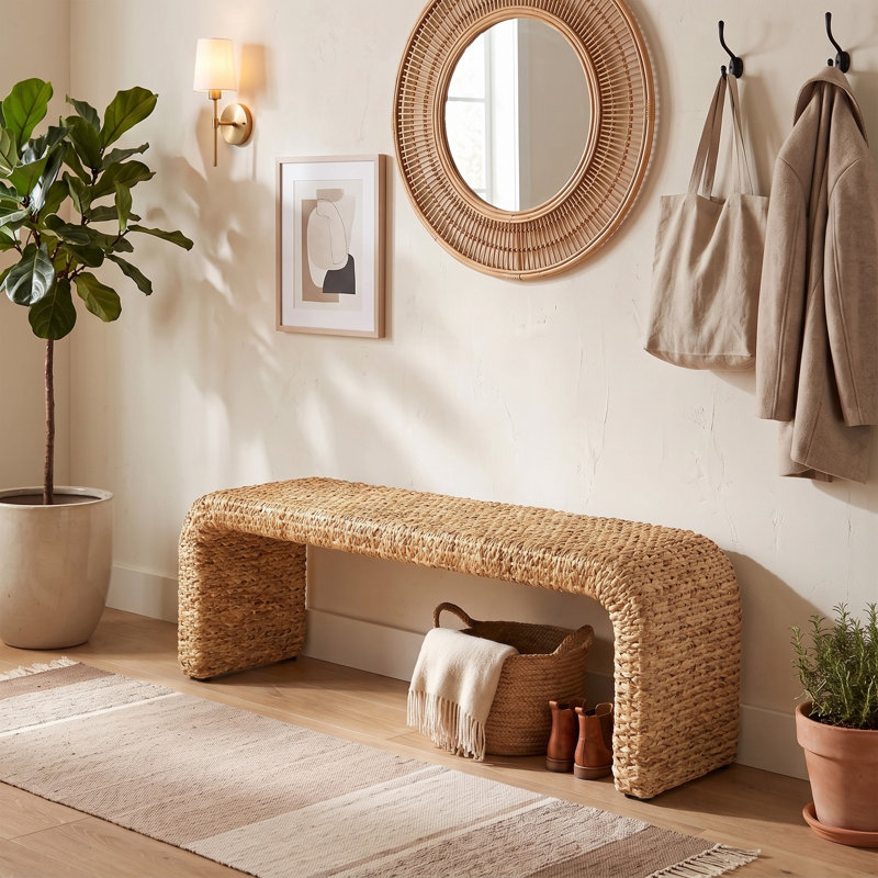 Banc en jacinthe d'eau de Salerne