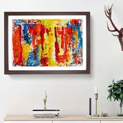 Abstract Art Painting Vol.318 by S.Johnson - Framed Print