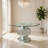 Round Glass Top Dining Table