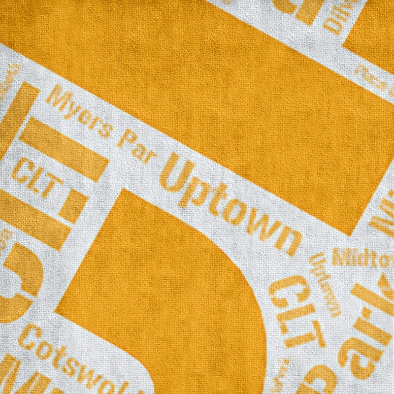 Bath Towel, Orange, Poly/Cotton, Charlotte