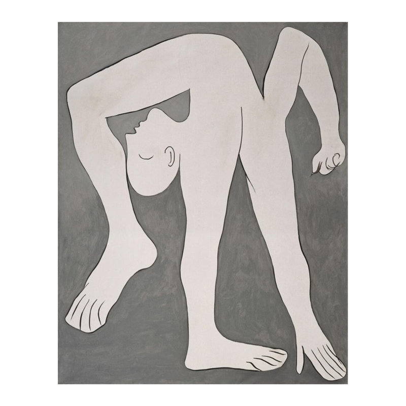 «L'acrobate» par Pablo Picasso - Estampe numérique, H 28 po x l 22 po