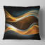 Vagues 3D dorées dans un coussin imprimé abstrait-29366547-29366551-29455527