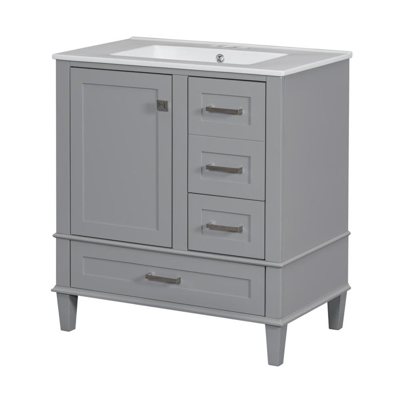 Bathroom Vanity, Gray