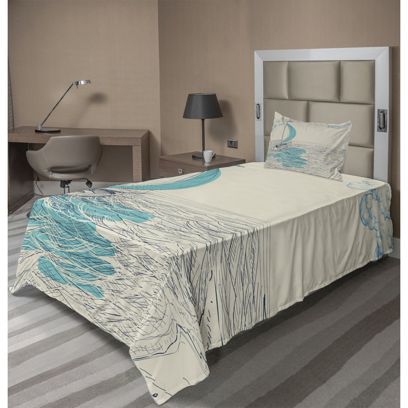 Microfiber Sheet Set, Twin XL Sheet Set + Fitted Sheet + 1 Pillowcase