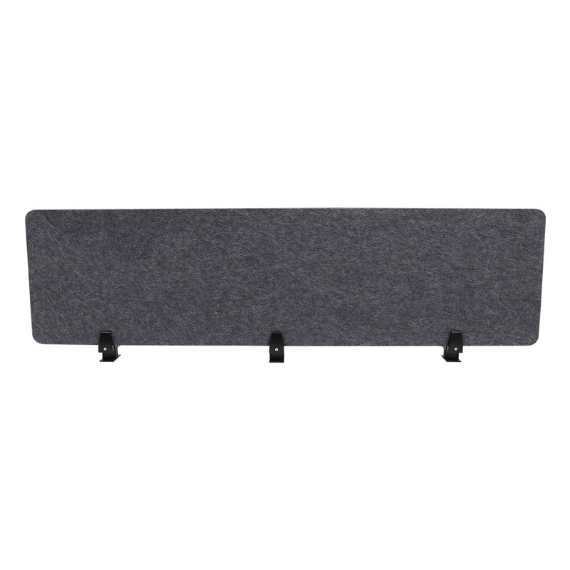 Cloison de bureau en polyester, Gris anthracite