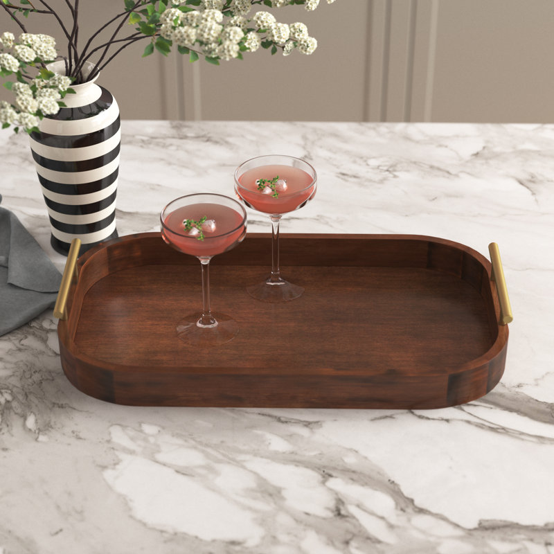 Norvan Tray, Walnut Brown
