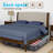 4 Pack 90L Under Bed Storage Containers, Closet Organizers and Storage Bins, Foldable Underbed Storage Bags for Blanket, Clothing, Comforter, Sweaters, Pillows, Linen Sheets, Wrapping Paper, Dark gray-687899115