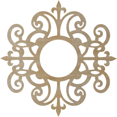 Médaillon de plafond en bois Dijon
