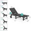 Chaise longue d'extérieur inclinable Haley-2026278777