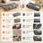 2-Pack Under Bed Storage Containers with Wheels Stackable Foldable Plastic Boxes with Lids for Clothes Shoes Blankets