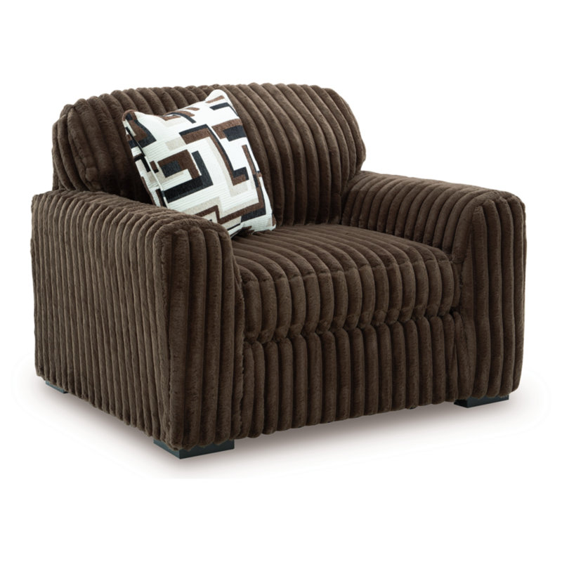 Midnight-Madness Oversized Chair, Brown