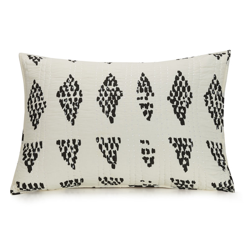 Jungalow Prosperity Reversible Geometric 100% Cotton Quilt Set