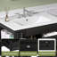 Meuble-lavabo mural avec 2 tiroirs-119970044