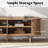 Baheerah 70" TV Stand with Solid Wood Legs with Tambour Door for 80-inch TV, Natural Wood-2112896477-2084228685
