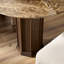 Pavlo Dining Table-Brown Marble-1689599826