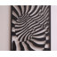 Zèbre duo - art mural en métal noir - boîte murale décorative-2048598069
