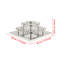 2-Light Semi Flush Mount