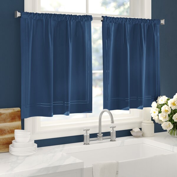 Lark Manor Reade Tailored 30'' W Cafe Curtain & Reviews 