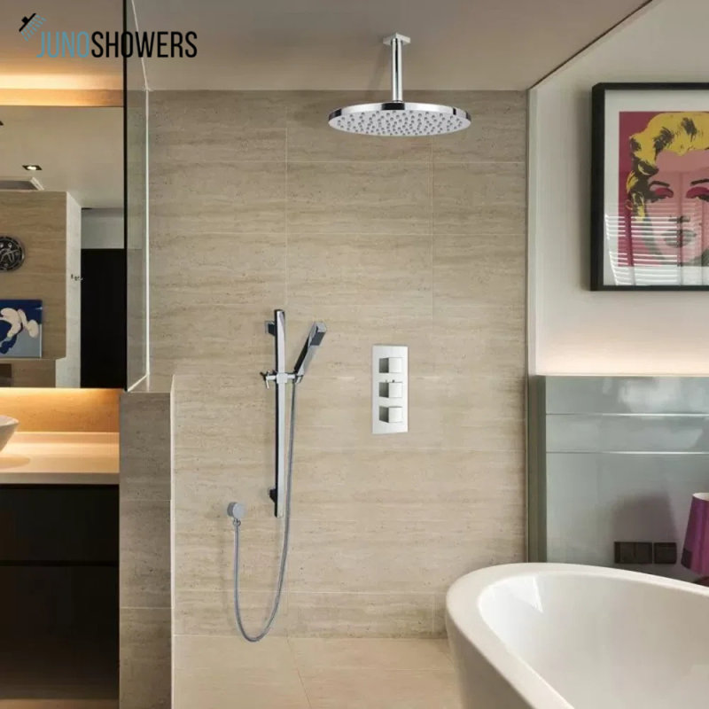 Durable bathroom sink faucet with polished chrome finish and ergonomic handle