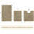 3 Pieces Bathroom Rugs, Ultra Soft Non Slip-32492065