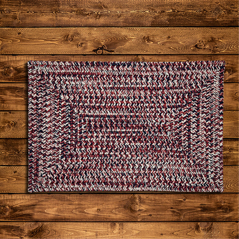 Tapis intérieur / extérieur réversible Tabb - patriotique, Rectangle 5 pi x 8 pi