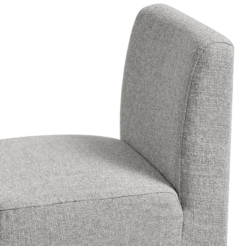 Chaises de salle à manger rembourrées avec roulettes, fauteuil simple moderne avec roues pivotantes pour le salon, livré assemblé