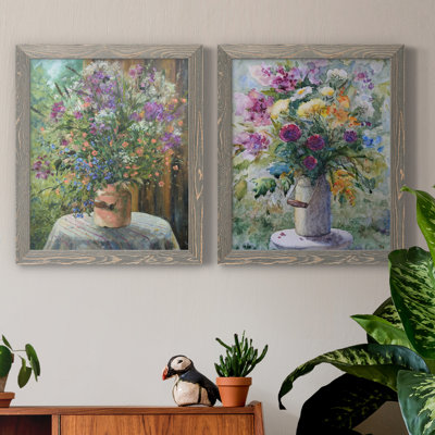 " Farmhouse Bouquet " 2 - Pieces
