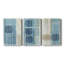 Bleu bleu horizon I - Toile tendue avec châssis sur mesure - 3 pièces-1697262598