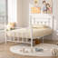 Single Double Size Bed Frame, Metal Platform Beds with Headboard and Footboard, Steel Slat Support, No Box Spring Needed, Easy Assembly-1243844763-1243844762