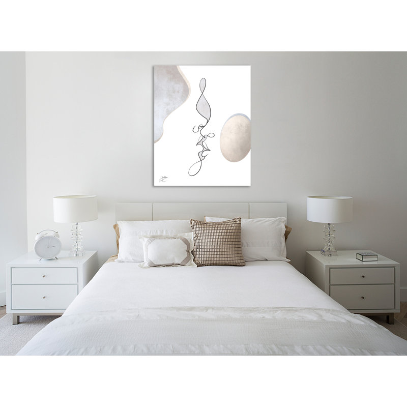 "Honeylips I", toile tendue par Isabella Karolewicz, H 15 po x l 12 po x P 1,5 po