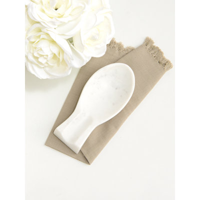 Mable Marble Oval Spoon Rest