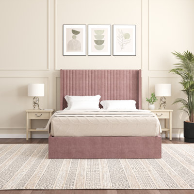Barkat Upholstered Ottoman Storage Bed