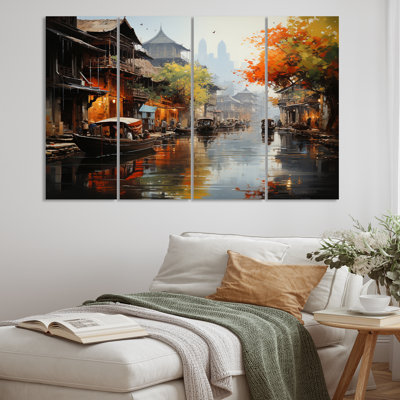 Grissom " Vietnam Floating Market Rhythms I " 4 - Pieces